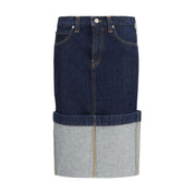 Blue Denim Skirt