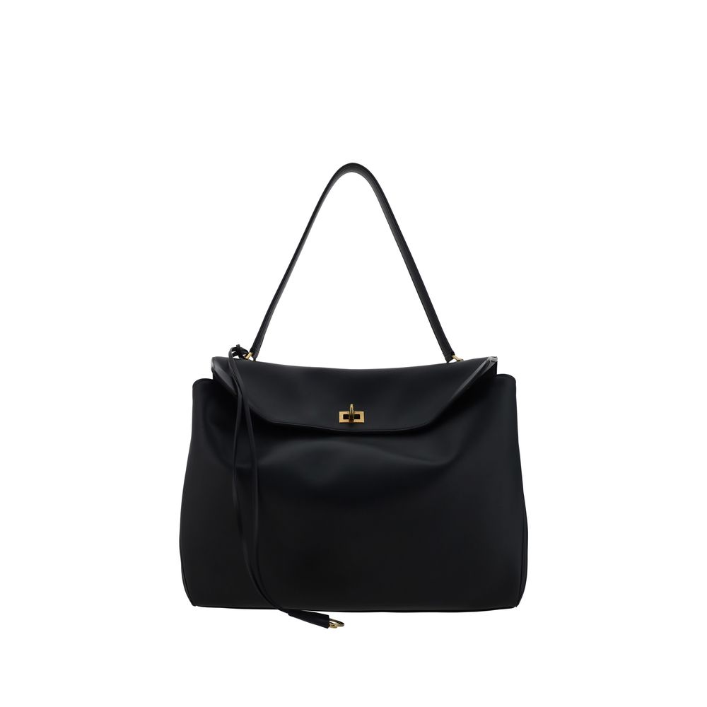 Black Calf Leather Bos Taurus Shoulder Bag
