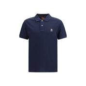 Blue Cotton Polo Shirt
