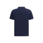 Blue Cotton Polo Shirt