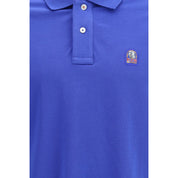 Blue Cotton Polo Shirt