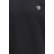 Black Cotton Sweatshirt