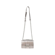 Gray Polyester Handbag