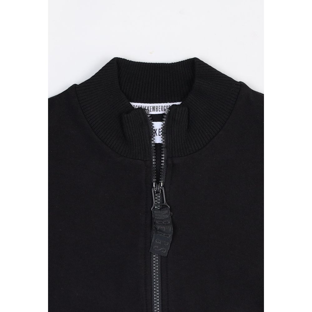 Black Cotton Sweatshirt