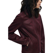 Bordeaux Leather Jacket