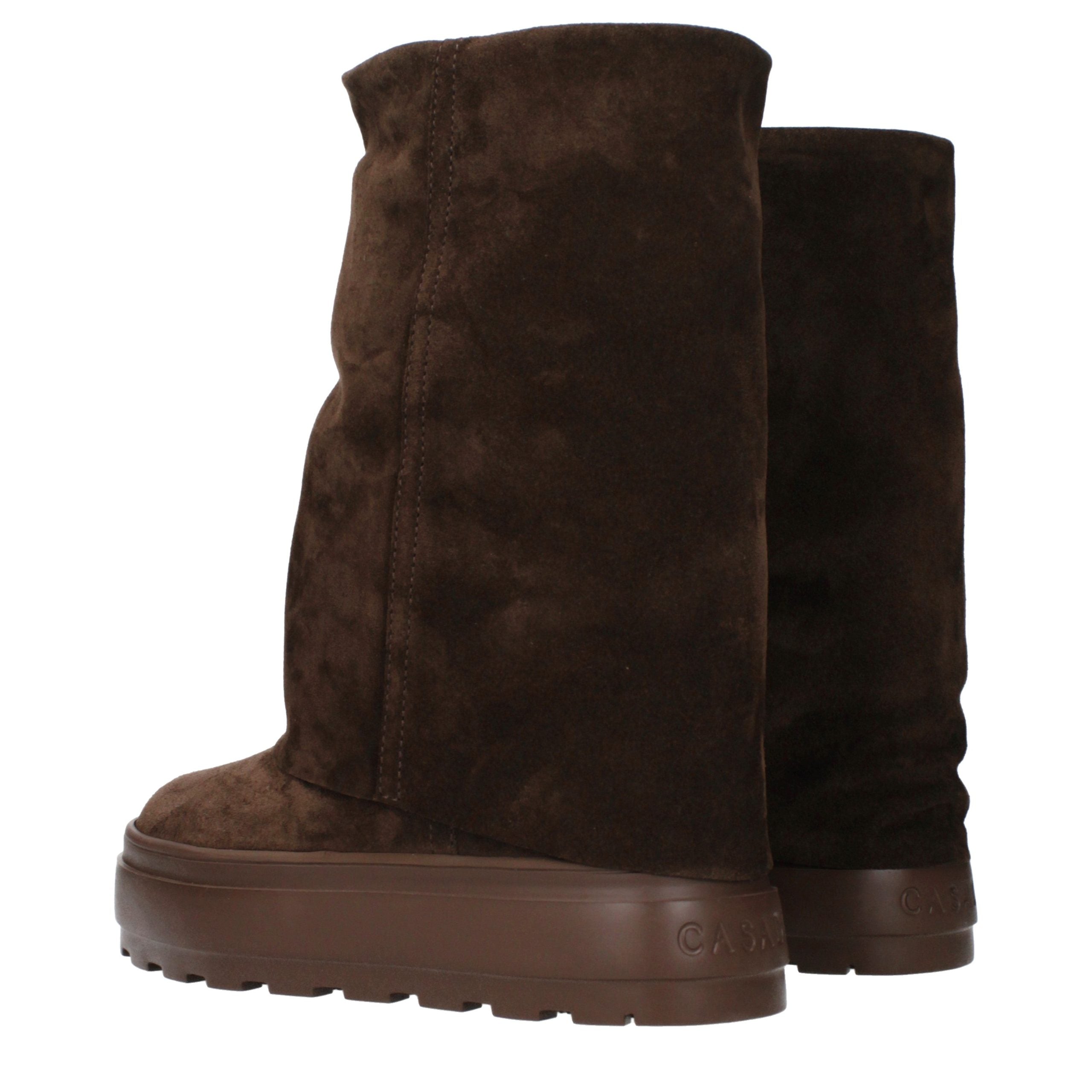 Brown Leather Ankle Boots