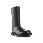 Black Calfskin Boots