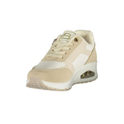 Beige Polyurethane Women Sneaker