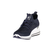 Blue Polyester Women Sneaker