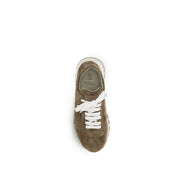 Brown Calf Leather Bos Taurus Platform Sneakers
