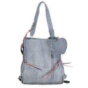 Azzurro Cotton Women Backpack