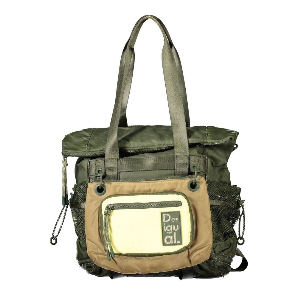 Green Polyester Handbag