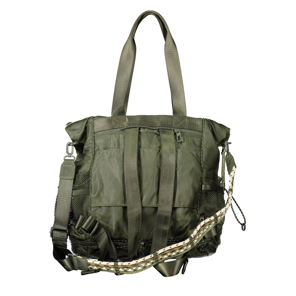 Green Polyester Handbag
