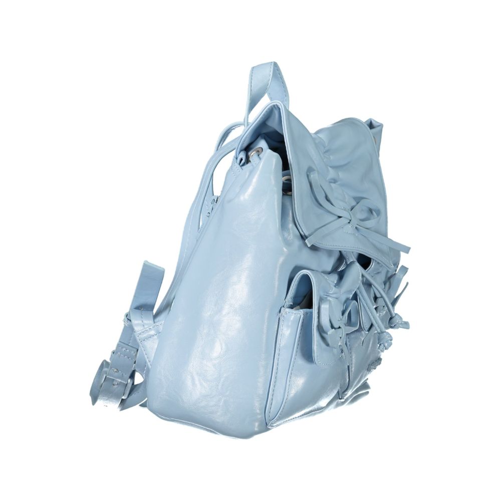 Blue Polyethylene Backpack
