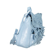 Blue Polyethylene Backpack