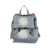 Blue Cotton Backpack