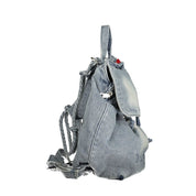 Blue Cotton Backpack