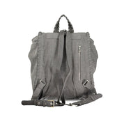 Marrone Polyurethane Women Backpack