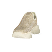 Beige Polyurethane Women Sneaker