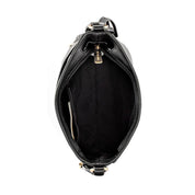 Black Canvas Crossbody Bag