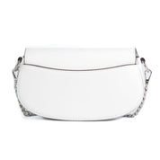 White Leather Shoulder Bag