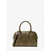Bicolor Leather Handbag