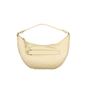 Beige Leather Women Handbag