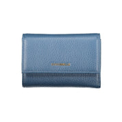 Blu Leather Woman Wallet