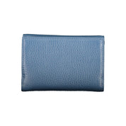 Blu Leather Woman Wallet