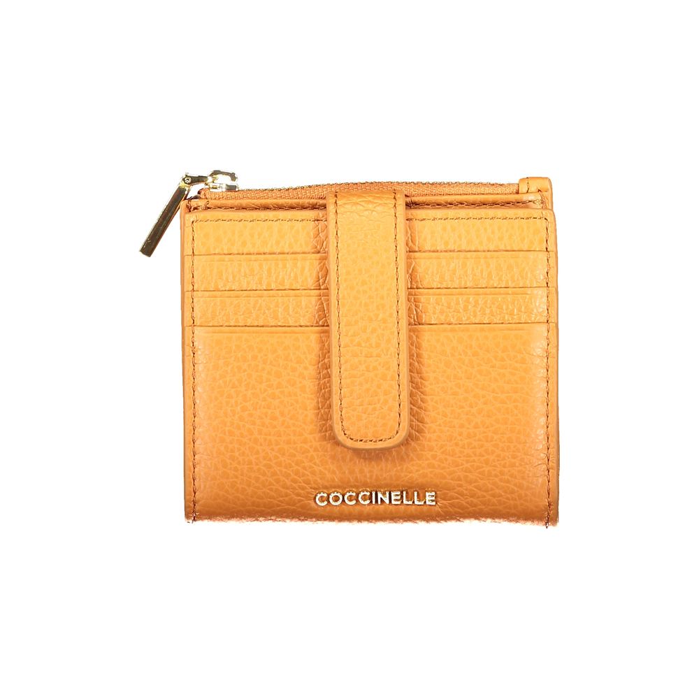 Arancione Pelle Womens Wallet