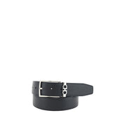 Black Leather Regular Belt