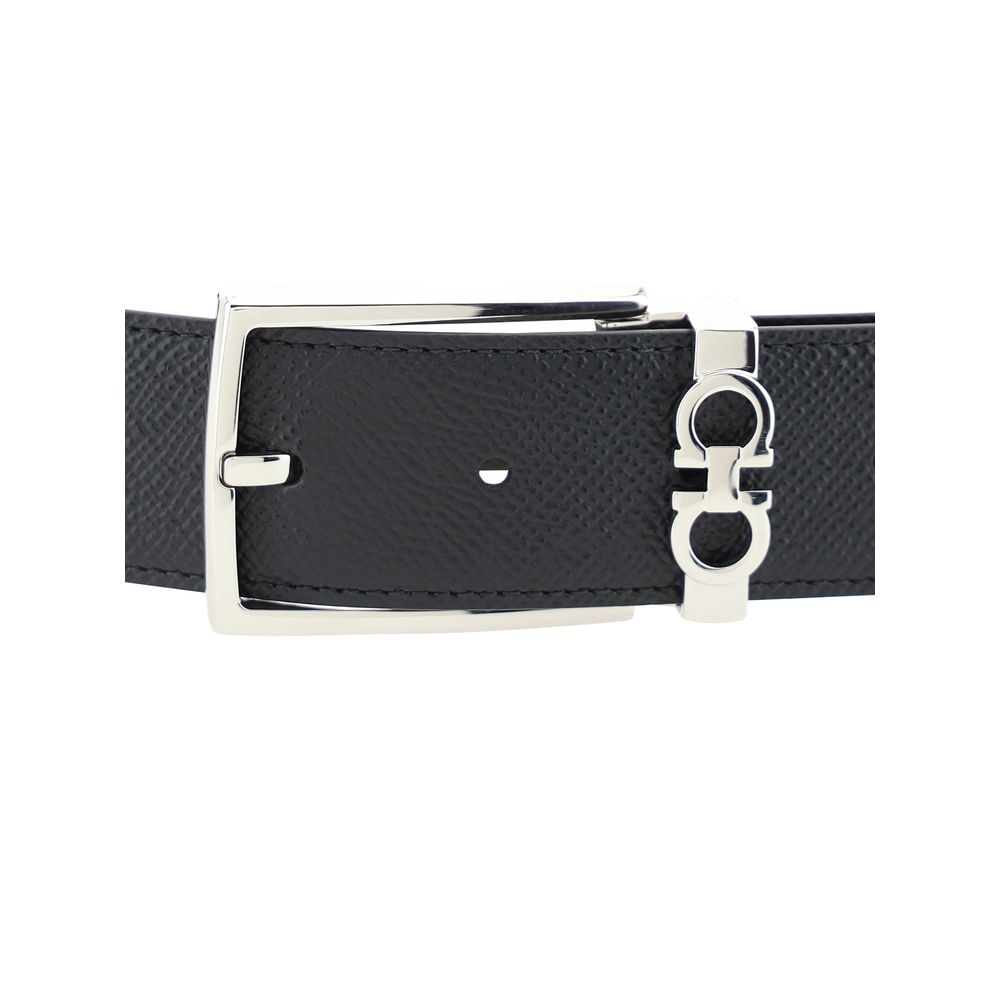 Black Leather Regular Belt