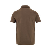 Brown Cotton Polo Shirt