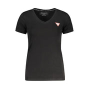 Black Cotton Women's T-Shirt