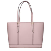 Pink Leather Shoulder Bag