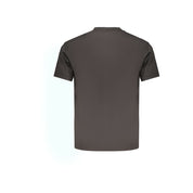 Black Cotton Men T-Shirt