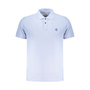 Azzurro Cotton Men Polo Shirt
