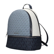 Blue Fabric Backpack