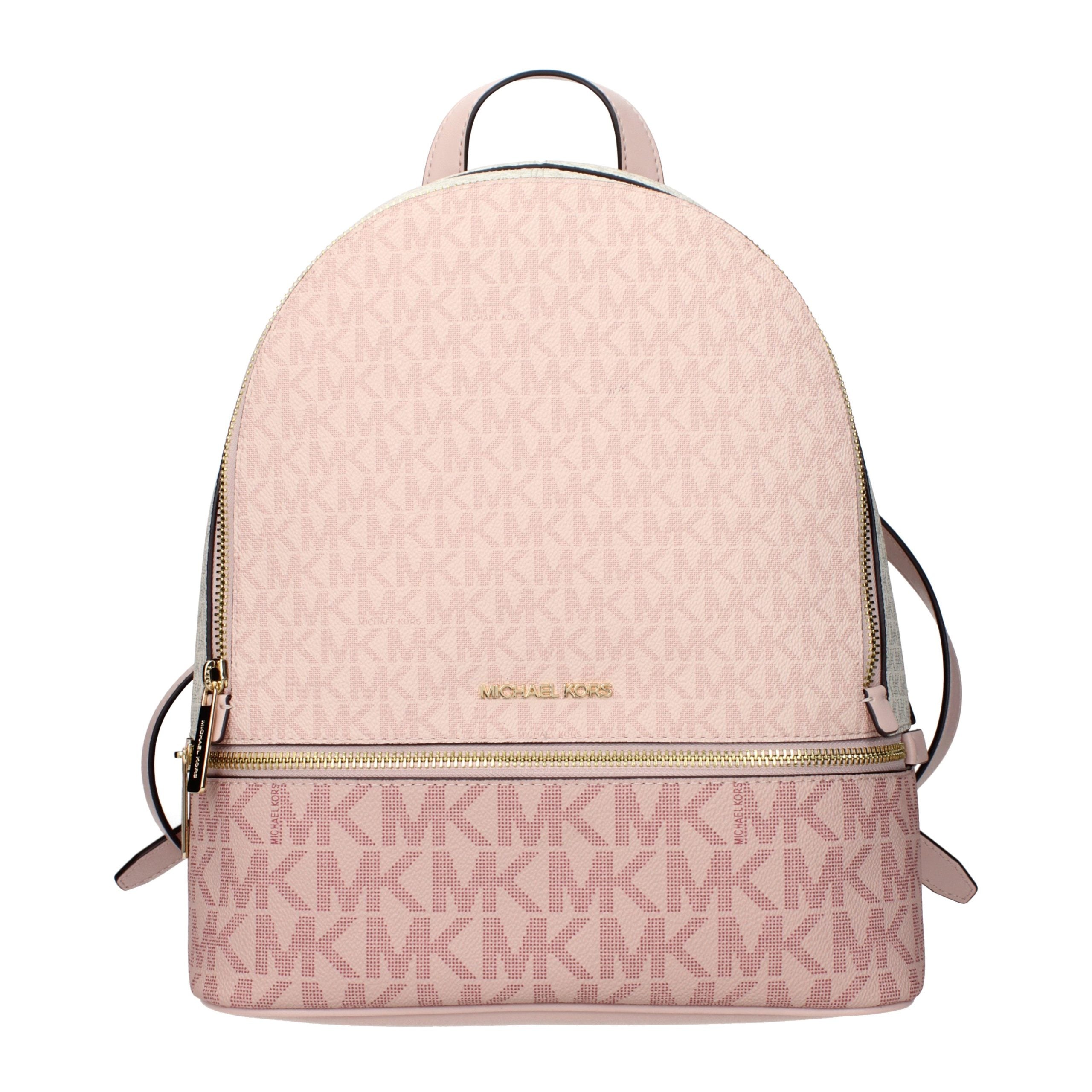 Pink Fabric Backpack