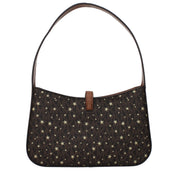 Brown Fabric Handbag