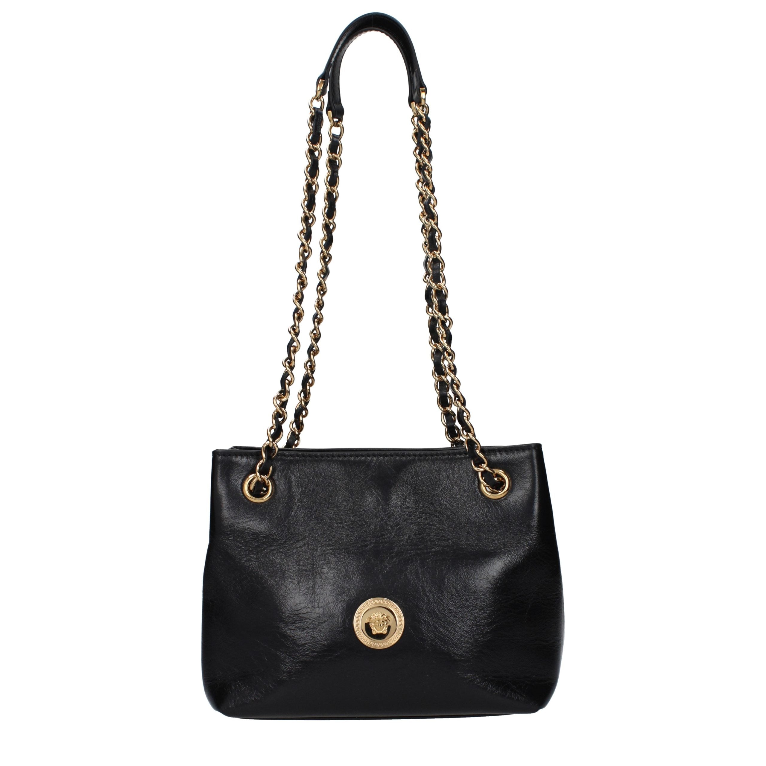 Black Leather Shoulder Bag