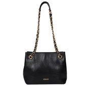 Black Leather Shoulder Bag