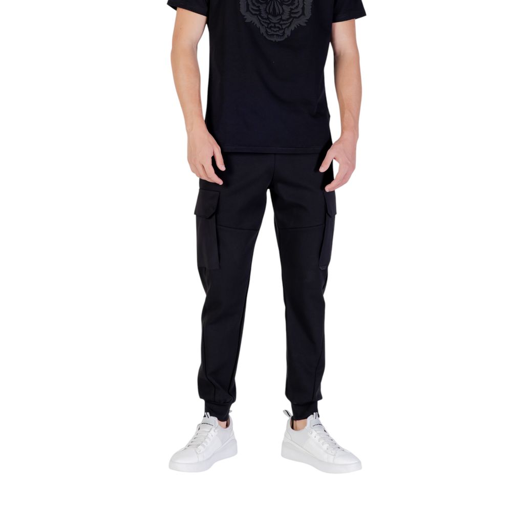 Black Cotton Joggers (Workout Pants)