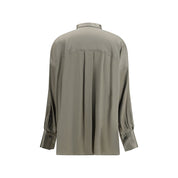 Bicolor Silk Shirt