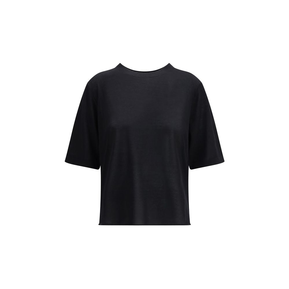 Black Cashmere T-Shirt