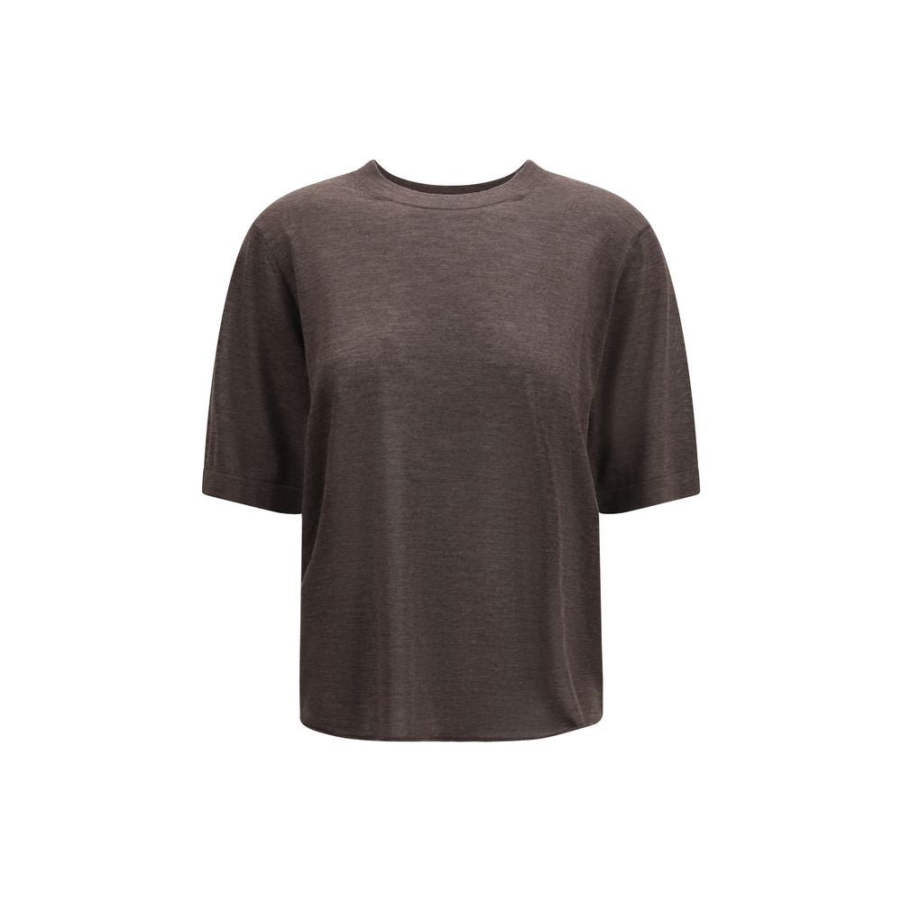 Brown Cashmere T-Shirt