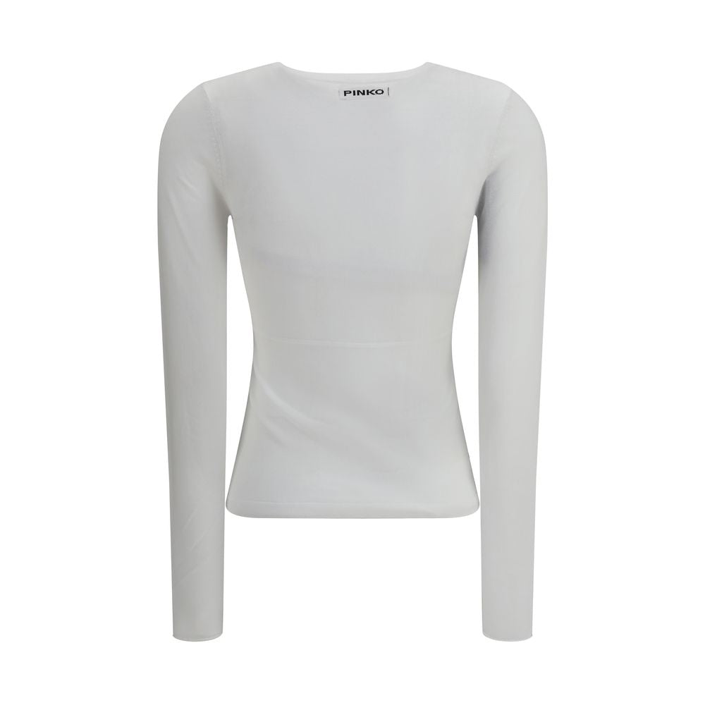 White Viscose Sweatshirt