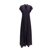 Black Viscose Casual Dress
