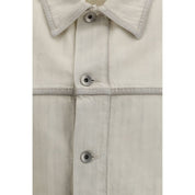 White Cotton Denim Jacket