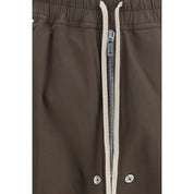 Brown Cotton Cargo Pants